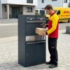 Metzler balíkova schránka XL se dvěma poštovními schránkami | vyměnitelná papírová vložka | personalizováno gravírováním | Bispo Max 2
