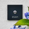 Metzler domovní zvonek na omítku s gravírováním + LED tlačítko | Vera