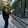 Metzler stojanová poštovní schránka pro bytový dům | 3dílná | s vyměnitelným jmenovkovým štítkem