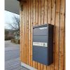 Metzler balíkový box | personalizovaný gravírovaním | nerezový štítok so menom | nerezový a masívny | Avalon 2