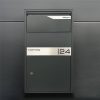Metzler balíkový box | personalizovaný gravírovaním | nerezový štítok so menom | nerezový a masívny | Avalon 2
