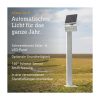 Solárne svetlo | XSolar GL-S | Strieborná | Senzor