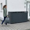 Metzler dizajnový box na popolnice | 4-dielna | 240l | antracitová RAL 7016 | horizontálne dizajnové línie | Nexus