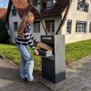 Metzler balíková schránka s poštovou schránkou | odber na zadnej strane | personalizovaná gravírovaním | antracitová | Zivo 2