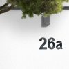 Metzler číslo domu | akrylátové sklo | Arial | matná antracitová | výška 15 - 30 cm