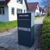 Metzler balíková schránka s poštovou schránkou | odber na zadnej strane | personalizovaná gravírovaním | antracitová | Zivo 2