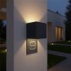 Metzler LED domové číslo | vonkajšie svietidlo s tabuľkou s domovým číslom | RAL 7016 antracit | Lumic