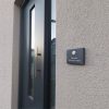 Metzler bezdrátový zvonek nerezová ocel V2A | nástěnný dveřní zvonek IP67 | dosah 150 m | Vitus