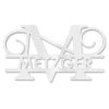 Personalizovaná jmenovka s monogramem v antracitové RAL 7016