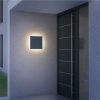 Metzler LED nástenné svietidlo 8 | antracitová sivá RAL 7016 | práškovo lakované a teplá biela