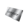 Velký jmenovka 100 x 40 mm | z nerezové oceli s laserovým gravírováním