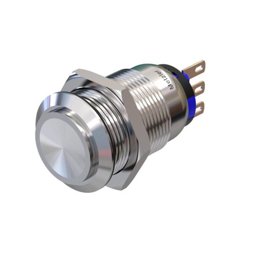 6c14676b-a1f6-4b7f-bb31-87e419e0cf59 Metzler - tlačidlo 19 mm - IP67 IK10 - nehrdzavejúca oceľ - vystupujúce - spájkovacie kontakty