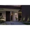LED solární číslo domu | černá | integrovaný akumulátor | výška 23 cm