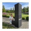 Metzler balíkový box s 5 poštovými schránkami | odber zo zadnej strany | personalizácia gravírovaním | vymeniteľný menovkový štítok | antracit | Zivo 2