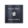 Metzler domovní zvonek na omítku s gravírováním + LED tlačítko | Vera