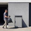 Metzler box na odpadkový kôš s kamennou omietkou | 1x | 240 l | z ocele | odolná voči poveternostným vplyvom | sivá