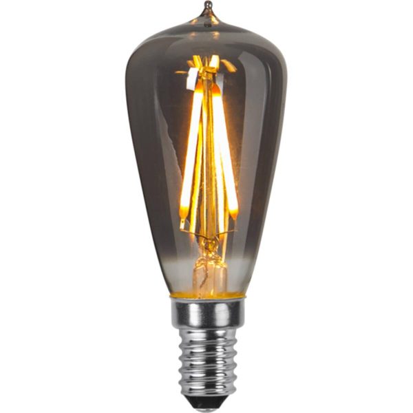 LED světelný zdroj | kouřový tón | E14 ST38