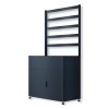 Metzler vyvýšený záhon s úložným priestorom | Práškovo lakovaný | s výsadbovou mriežkou | 100 x 190 x 50 cm