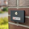 Metzler zvonček na dvere na omietku s vymeniteľným menovkou | Abakos
