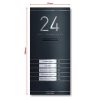 Metzler ADM10 audio domovní interkom | 5 zvonkových tlačítek | S vyměnitelným jmenovkou | Kai