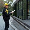 Metzler stĺpová poštová schránka z vysoko kvalitnej ocele | menovka s papierovou vložkou | Hoffmann