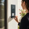 Metzler ADM10 audio dverový interkom | 4 zvončekové tlačidlá | S vymeniteľnou menovkou | Kai