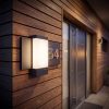 LED osvetlenie čísla domu | Bluetooth | 3000K | Personalizovateľné | LED vonkajšie svietidlo s nerezovým číslom domu