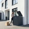 Metzler balíkový box | Extra veľký objem | Výškovo nastaviteľné nožičky | Voliteľné označenie | Antracit | Ben