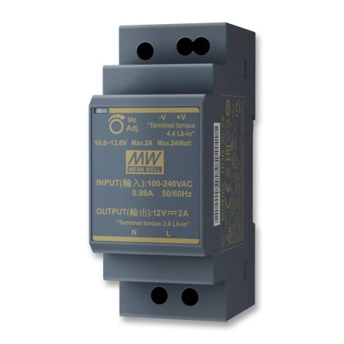 SDM10 transformátor na montáž na DIN lištu 12VDC 24W