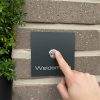 Domovní zvonek Metzler s gravurou + LED tlačítko volitelně | Stella