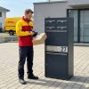 Metzler balíková schránka XL so štyrmi poštovými schránkami | vymeniteľné papierové vložky | personalizované gravírovaním | Bispo Max 2