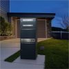 Metzler paketový box s 2 poštovými schránkami | LED | personalizovaný gravírovaním | Bispo 2
