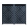Metzler designový box na popelnice | pro 2 popelnice | 240 l | antracit RAL 7016 | diamantový vzor | Prisma