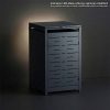 Metzler dizajnový box na smetnú nádobu | 1 ks | 240 l | horizontálne dizajnové línie | antracit RAL 7016 | Nexus