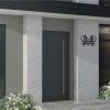 Personalizovaná jmenovka s monogramem v antracitové RAL 7016