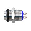 Metzler - tlačítko 12 mm - IP67 IK10 - nerezová ocel - vystupující - pájecí kontakty
