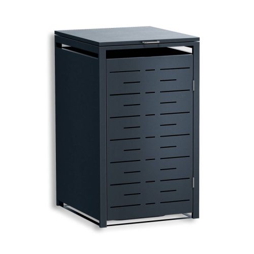 Metzler designový box na popelnici | 1 ks | 240 l | horizontální designové linie | antracit RAL 7016 | Nexus