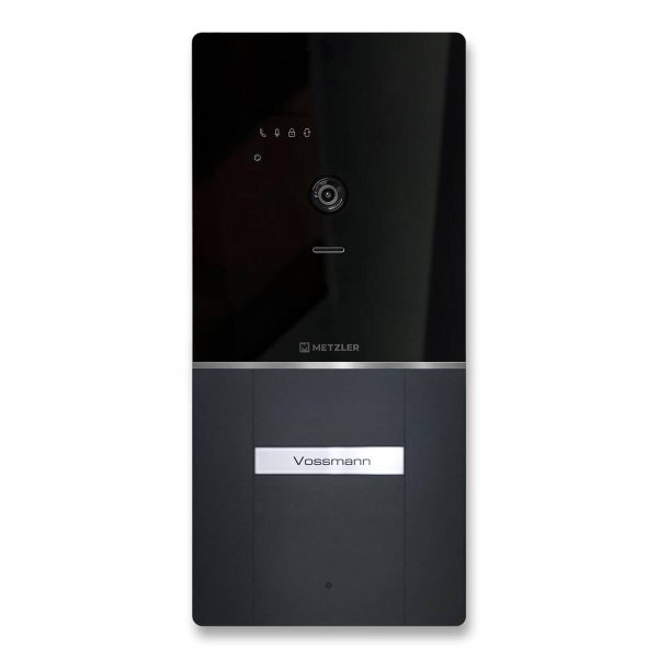 Metzler XDM10 video domáci interkom s vymeniteľným menným štítkom | 2vodičová zbernica | 1 tlačidlo zvončeka | RAL 7016 antracit | Maxior