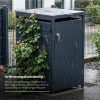 Metzler mriežka na popínavé rastliny pre boxy na odpadkové koše | Zeleň & prírodná dekorácia | RAL 7016 antracit