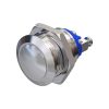 Metzler - tlačidlo 19 mm - IP67 IK10 - nehrdzavejúca oceľ - vypuklé - skrutkové kontakty