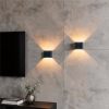 Up-Down-Light Cube | nástenné svietidlo 9 W | antracit RAL 7016 | LED teplá biela