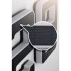 LED solární číslo domu | černá | integrovaný akumulátor | výška 23 cm