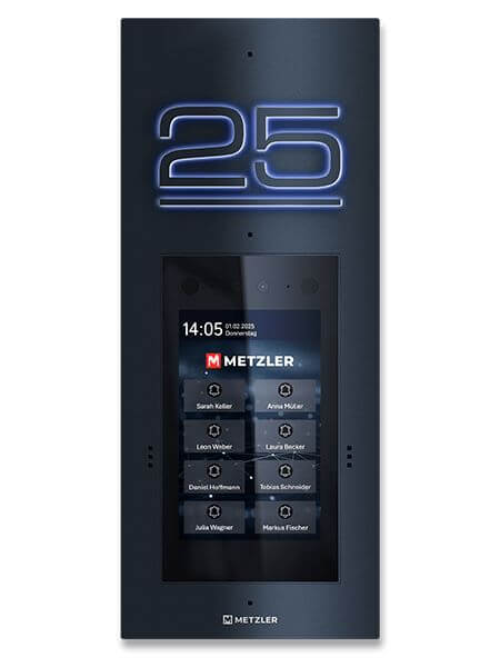 Ukázkový design pro 8 zvonkových tlačítek