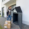 Metzler balíkový box | Extra veľký objem | Výškovo nastaviteľné nožičky | Voliteľné označenie | Antracit | Ben