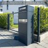 Metzler balíková schránka s poštovou schránkou | LED | personalizovaná gravírovaním | Bispo 2