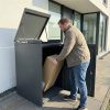Metzler balíkový box | Extra veľký objem | Výškovo nastaviteľné nožičky | Voliteľné označenie | Antracit | Ben
