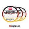 Metzler VDM10 2.0 Video dveřní interkom | Kompletní sada s vyměnitelným jmenovkovým štítkem | 2 tlačítka zvonku | Plug & Play | Neo