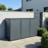 Metzler box na smetné nádoby | 3er | 240l | z hliníka | nerezová & masívna