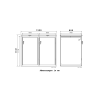 Metzler designový box na popelnice | pro 2 popelnice | 240 l | antracit RAL 7016 | diamantový vzor | Prisma