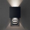 Metzler LED domové číslo | vonkajšie svietidlo s tabuľkou s domovým číslom | RAL 7016 antracit | Lumic